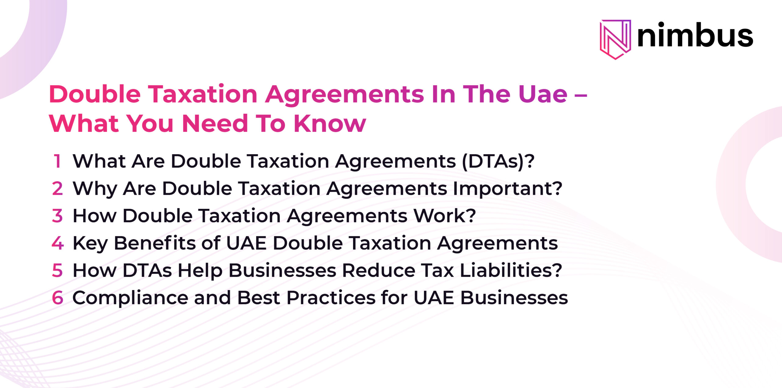 A Game Changer for Global Expansion: Double Taxation Agreements (DTAs) in the UAE