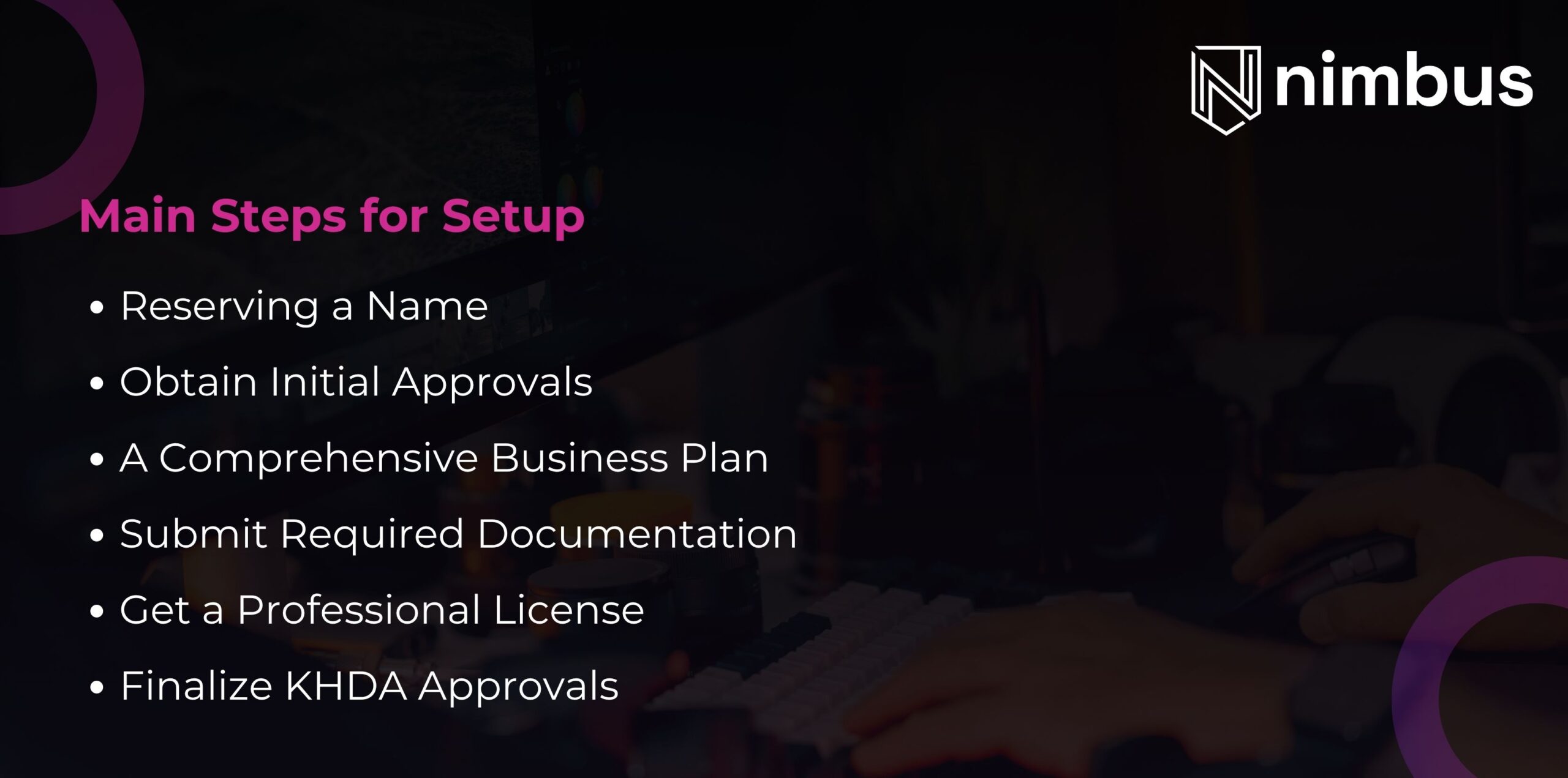 Main Steps for Setup
