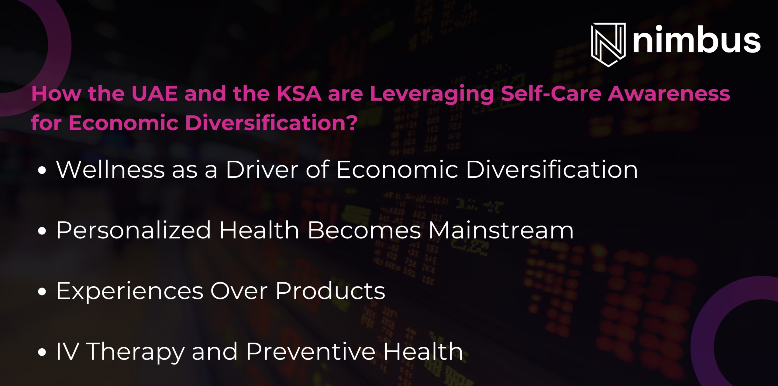 How the UAE and the KSA are Leveraging Self-Care Awareness for Economic Diversification?