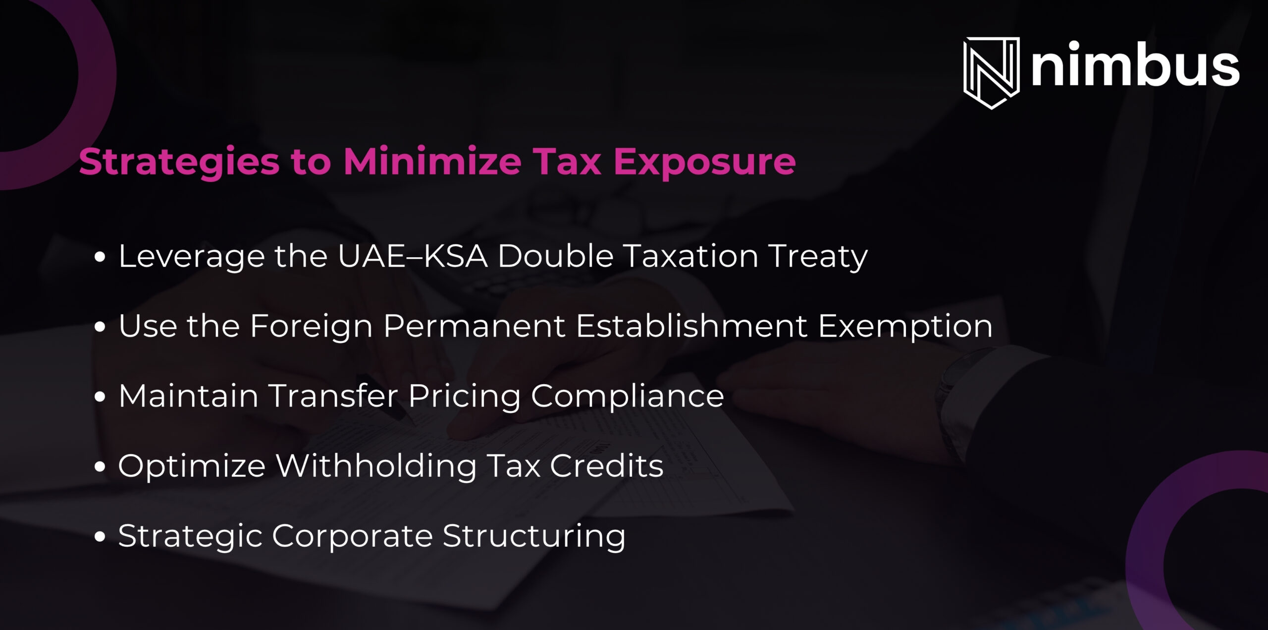Strategies to Minimize Tax Exposure