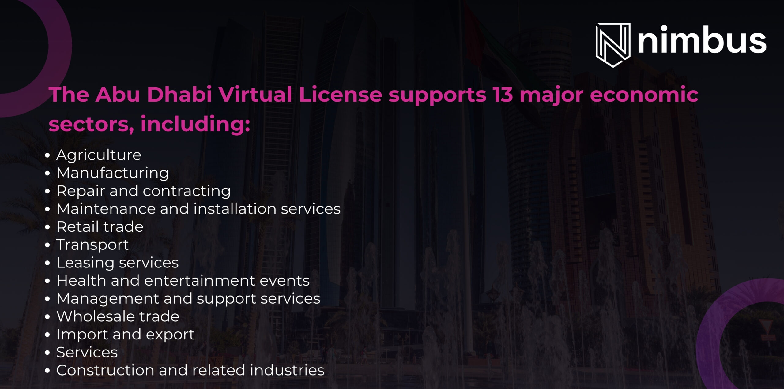Abu Dhabi Virtual License supports
