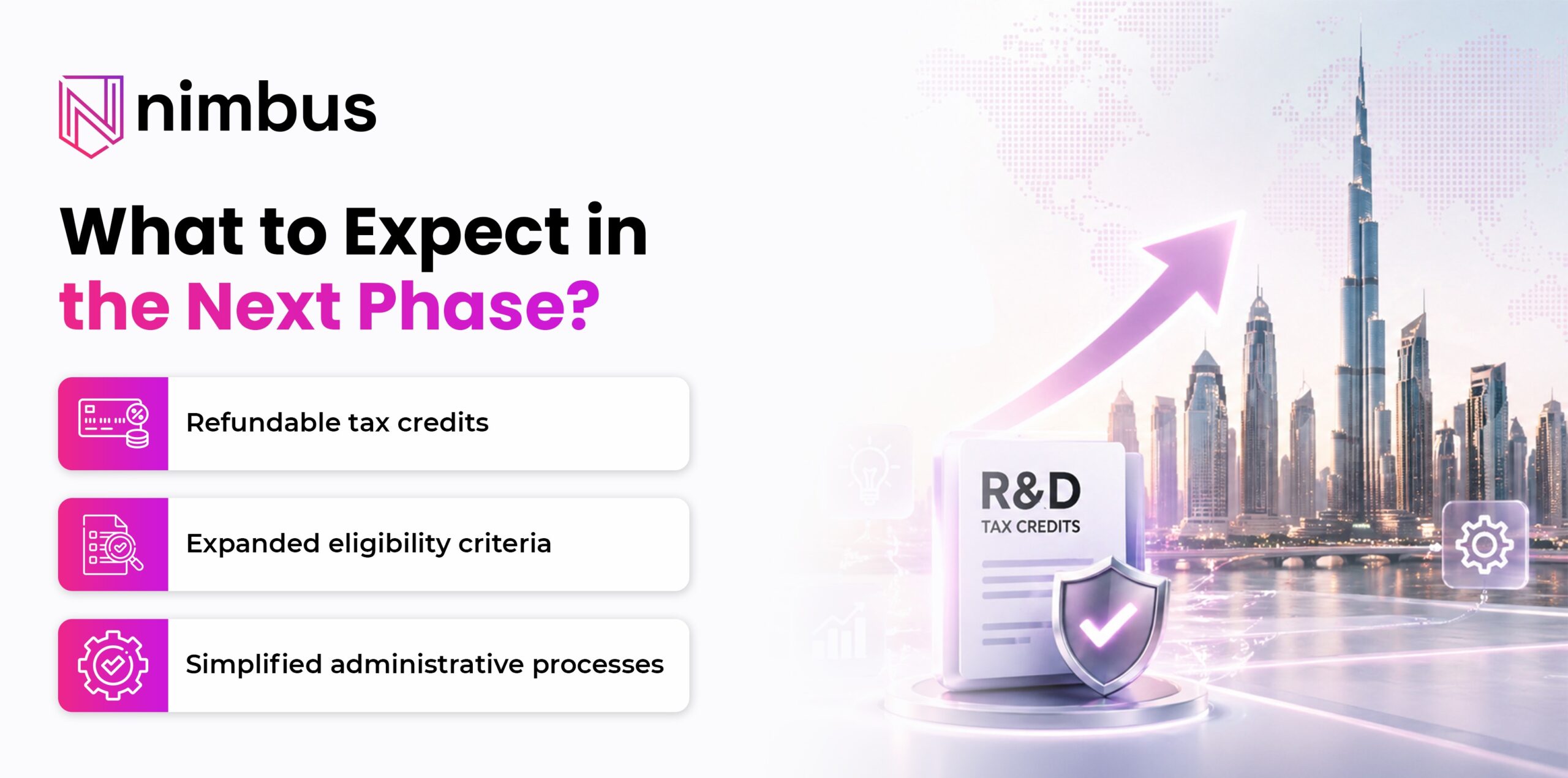 Future phase of UAE R&D tax credits including refundable credits and expanded eligibility